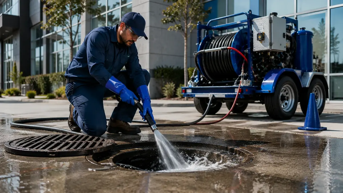 Commercial Hydro Jet Drain Cleaning in Pittsburg