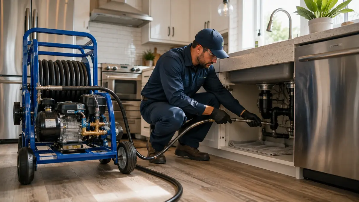 Kitchen Drain Hydro Jetting in Pittsburg