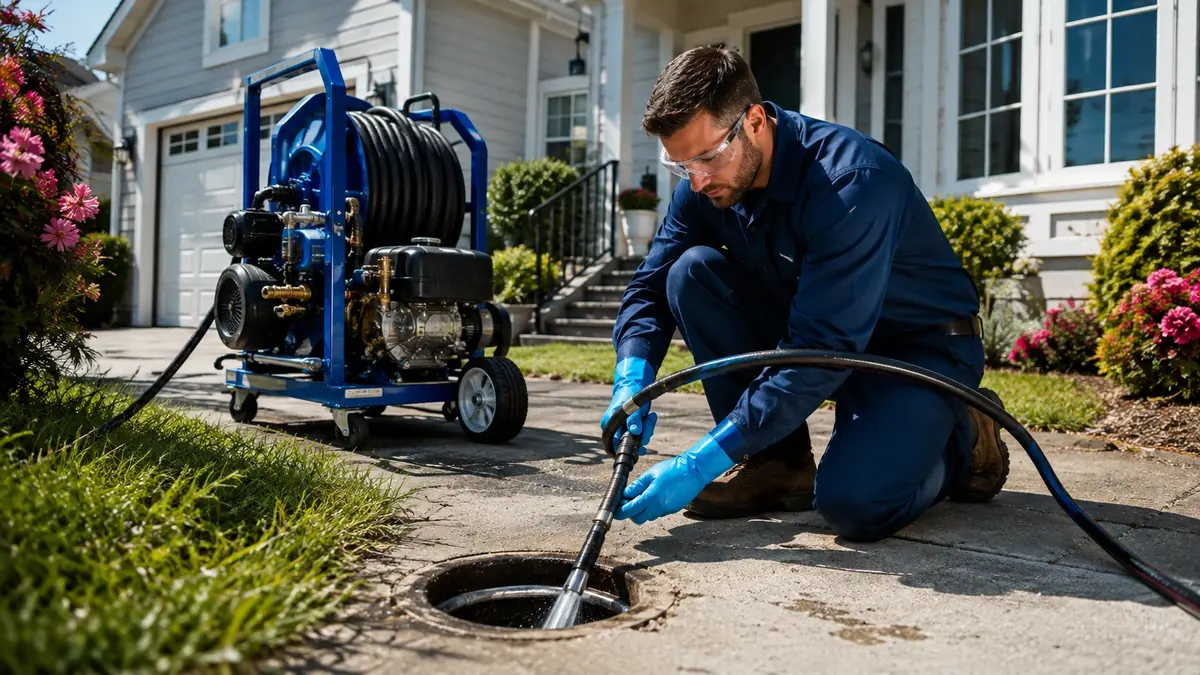 Residential Hydro Jet Drain Cleaning in Pittsburg